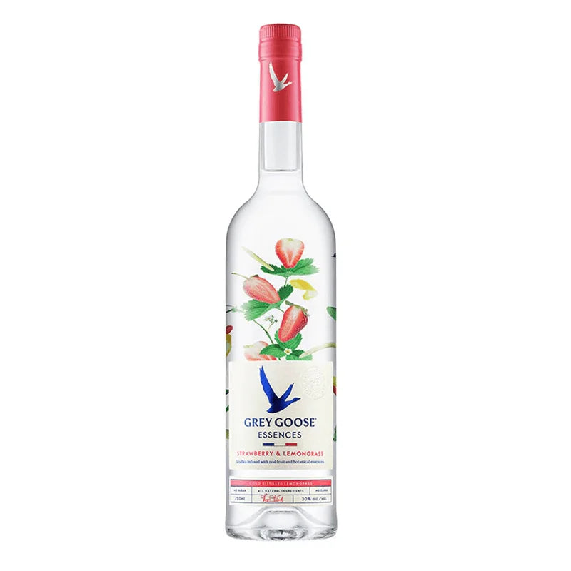 Grey goose essences strawberry y lemongrass 1l