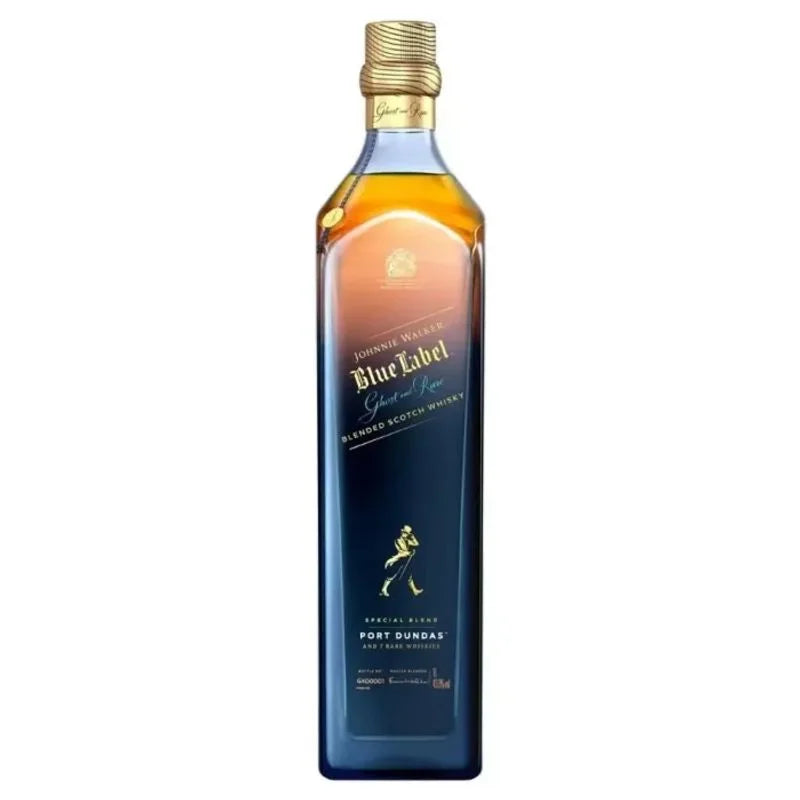 Blue label ghost and rare port dundas 1l