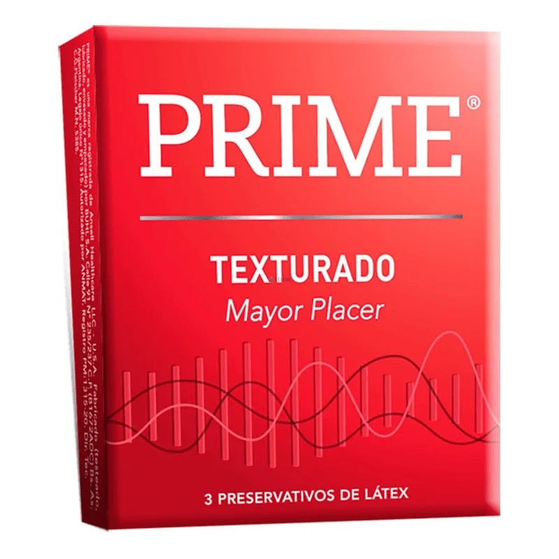 Prime rojo texturado