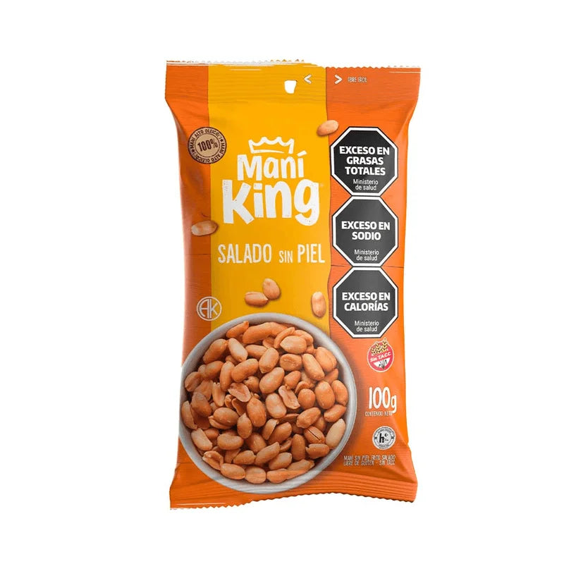 Mani king salado sin piel 100g