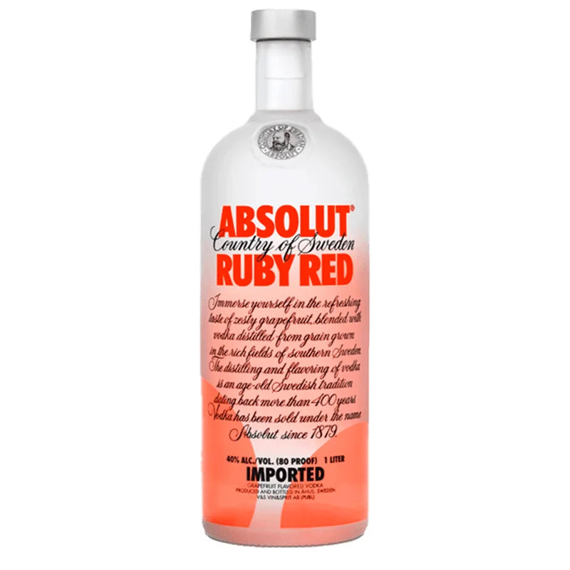 Absolut ruby red 750ml edicion limitada